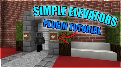 minecraft simple elevator